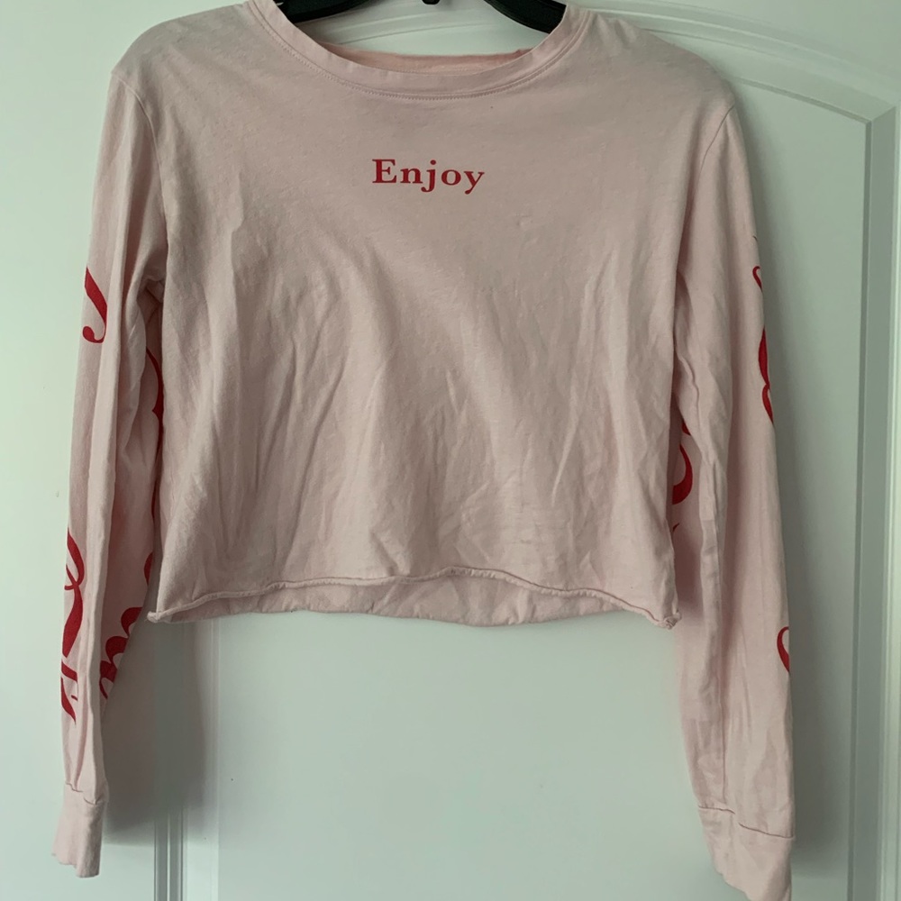 Pacsun x Coca-Cola long sleeve crop top